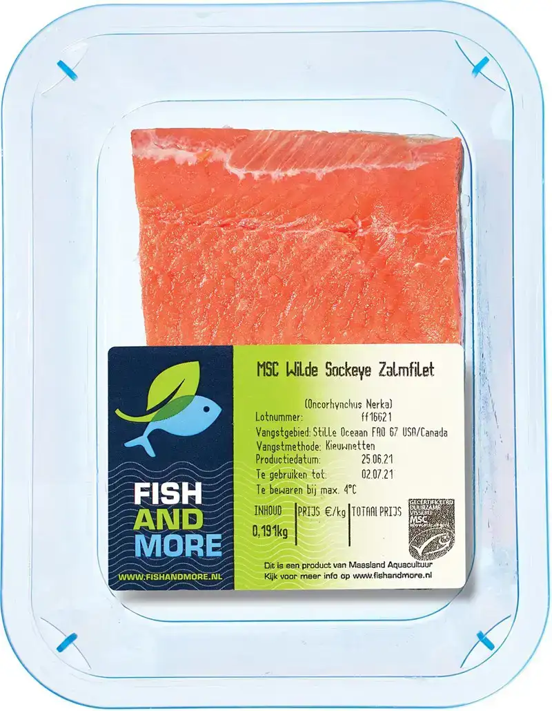 Wilde Sockeye zalm
