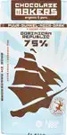 Pure chocolade 75% tres hombres