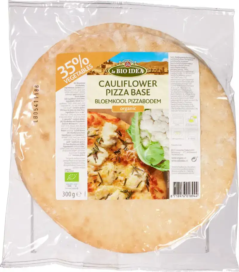 Pizzabodem bloemkool