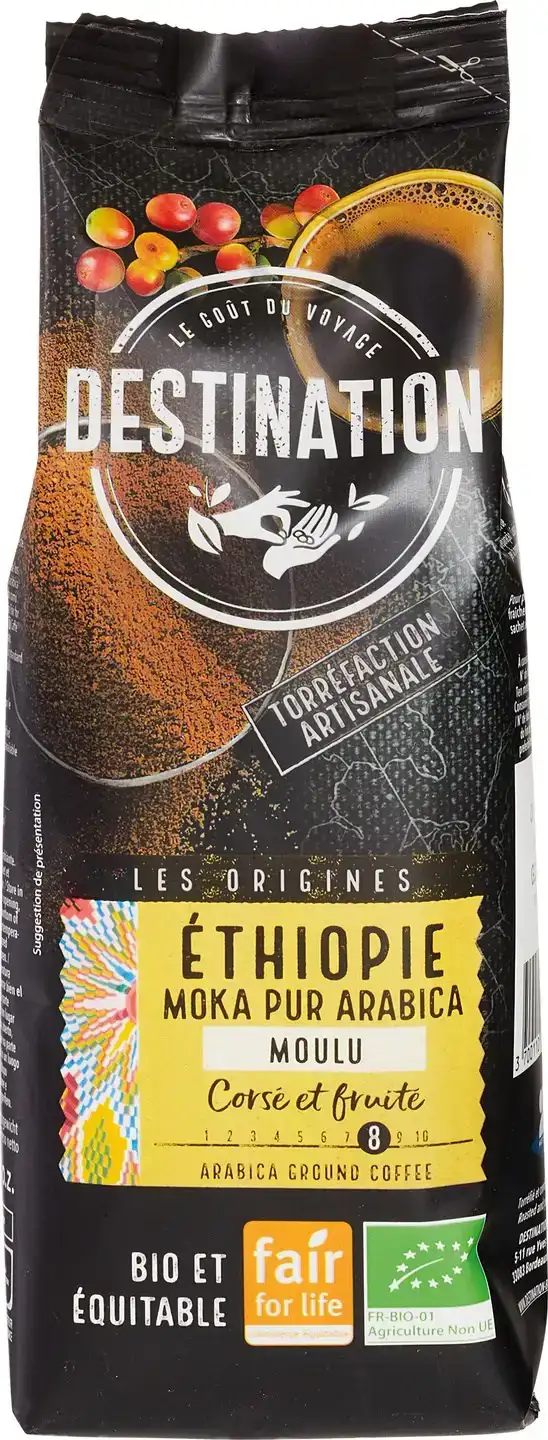 Koffie gemalen Ethiopie
