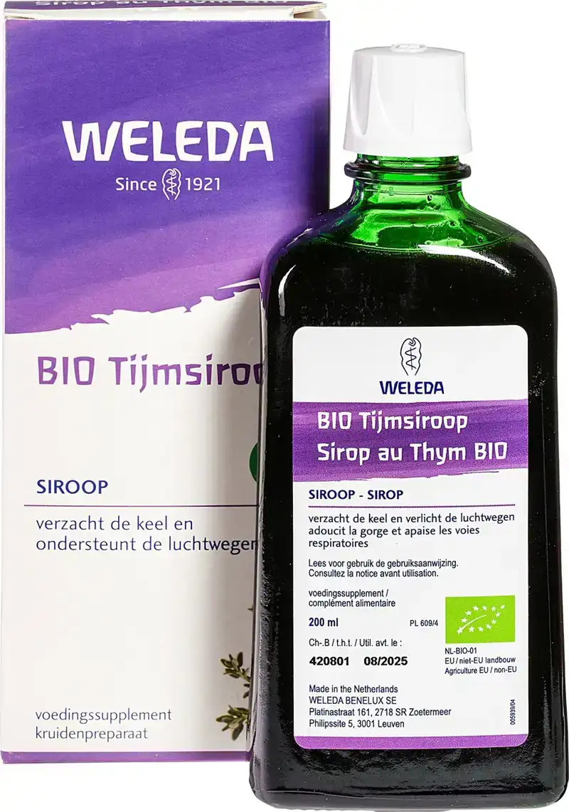 Bio tijmsiroop