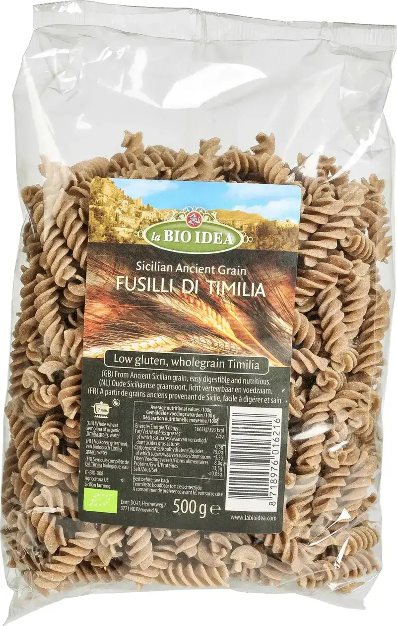 Volkoren fusilli timilia