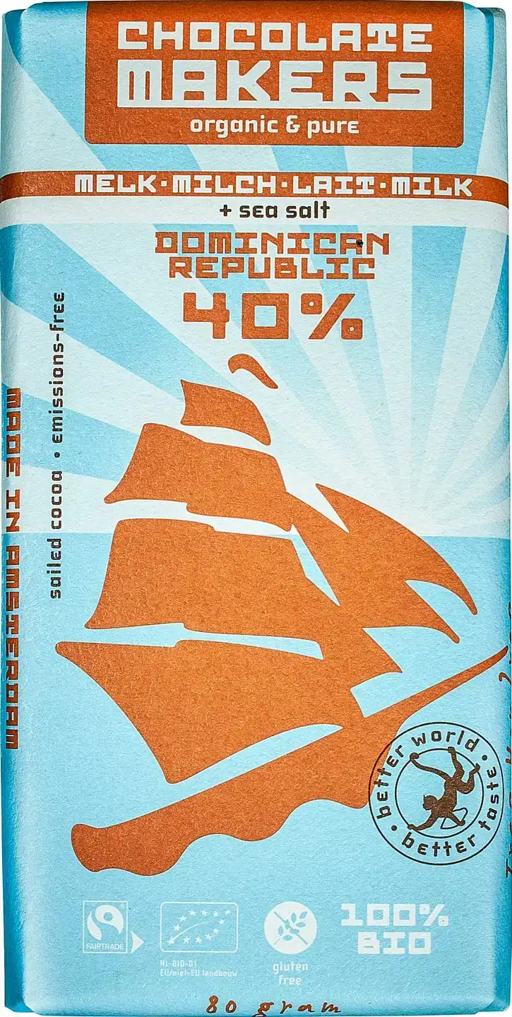 Melkchocolade zeezout - Tres Hombres