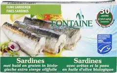 Sardines huid en graten