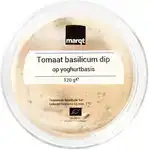Tomaten- basilicumdip op yoghurtbasis