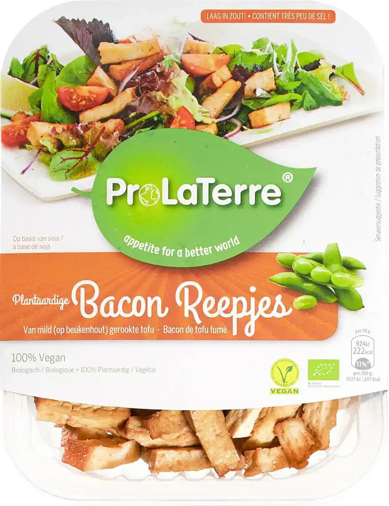 Vegan baconreepjes