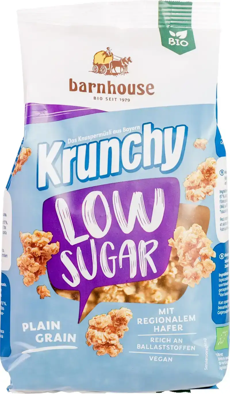 Low sugar muesli plain grain