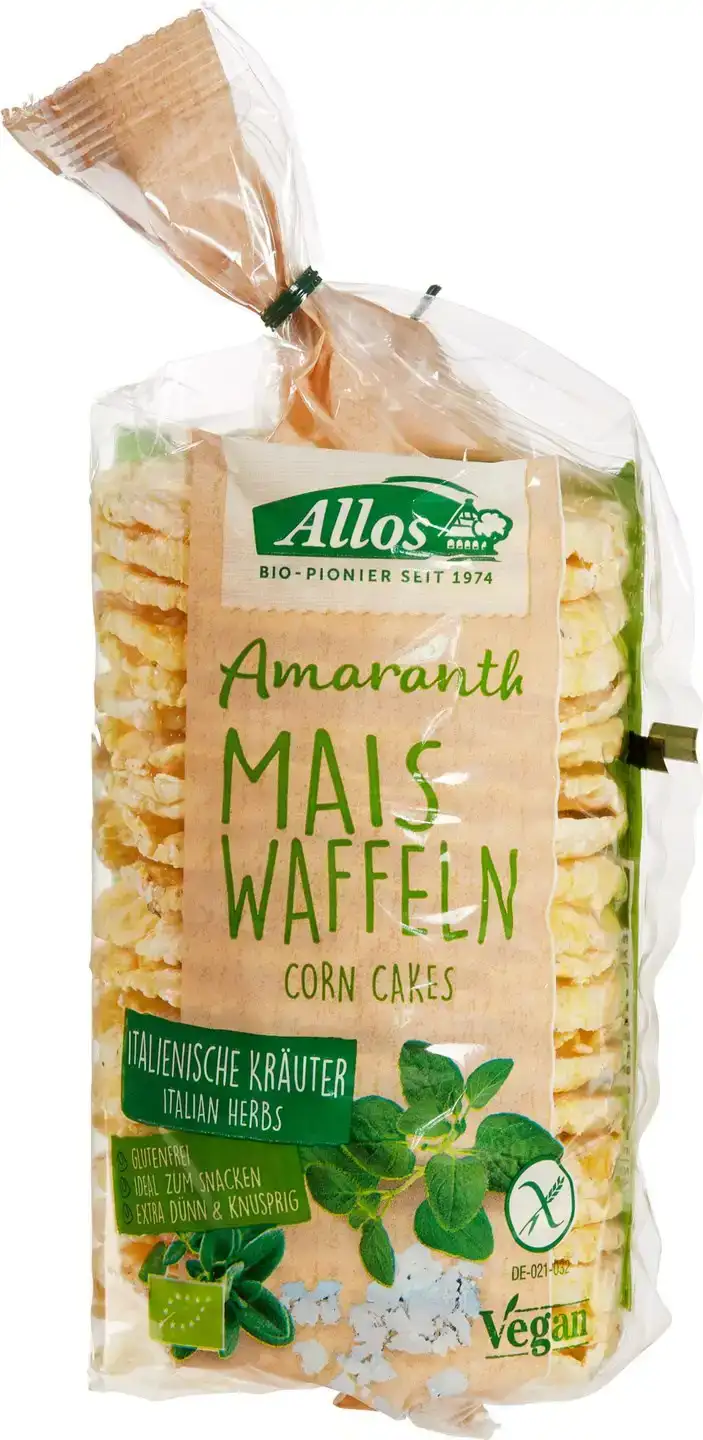 Maiswafels Italiaanse kruiden