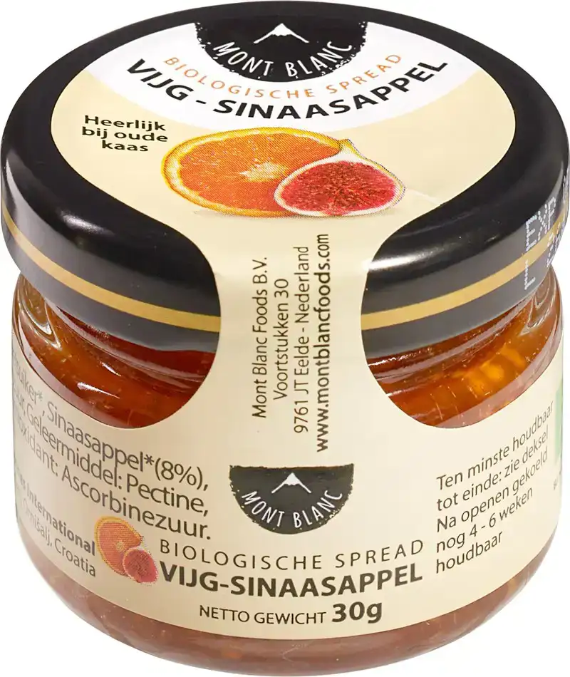 Vruchtenspread vijg-sinaasappel