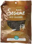 Zwarte sesam rijstcrackers