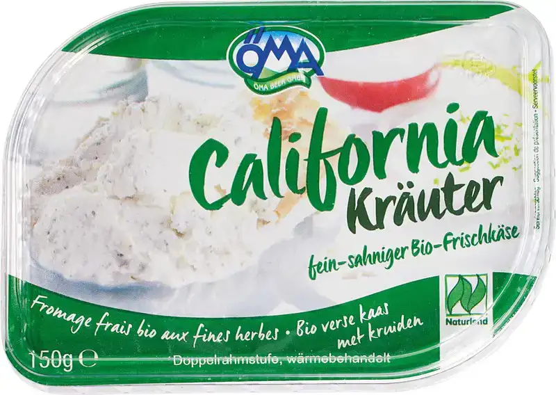 California Frischkäse kruiden 70+