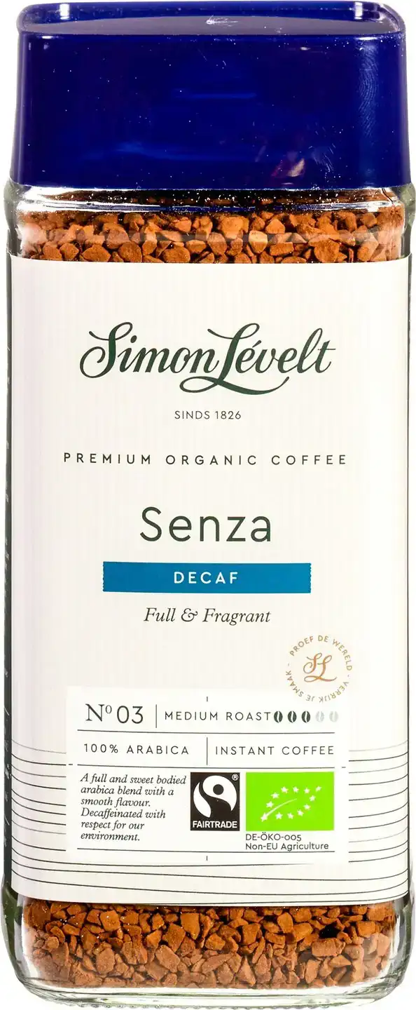 Oploskoffie senza cafeïnevrij