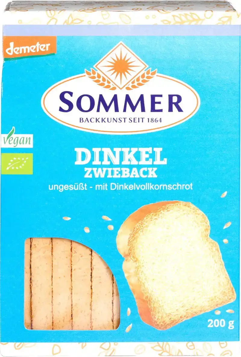 Ongezoete spelt beschuit