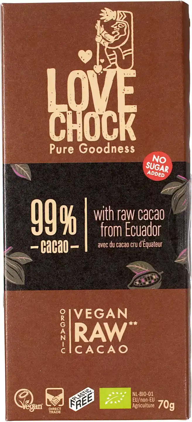 RAW chocolade 99% extreme dark