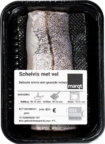 Schelvisfilet met vel