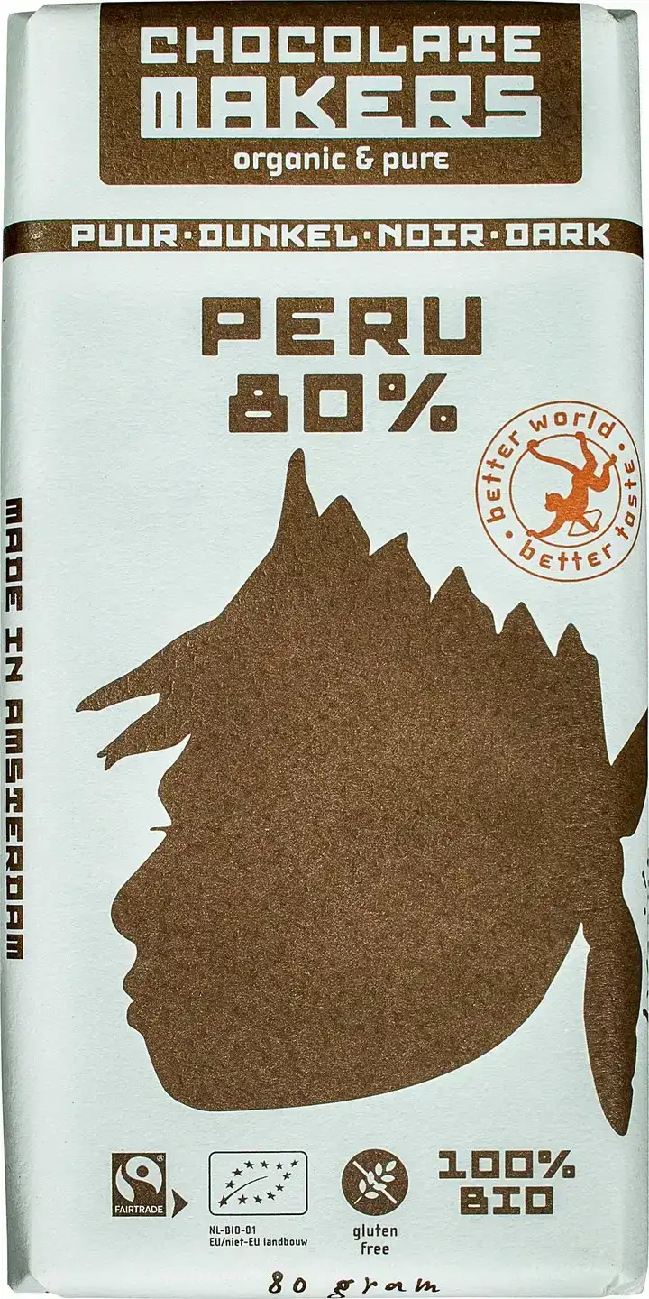 Pure chocolade 80% - Awajún bar