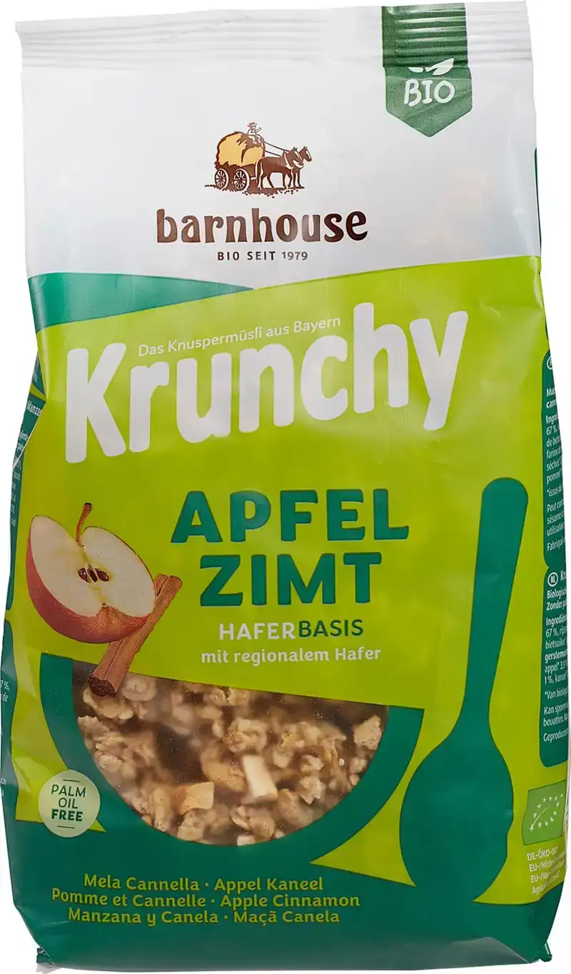 Krunchy muesli appel kaneel