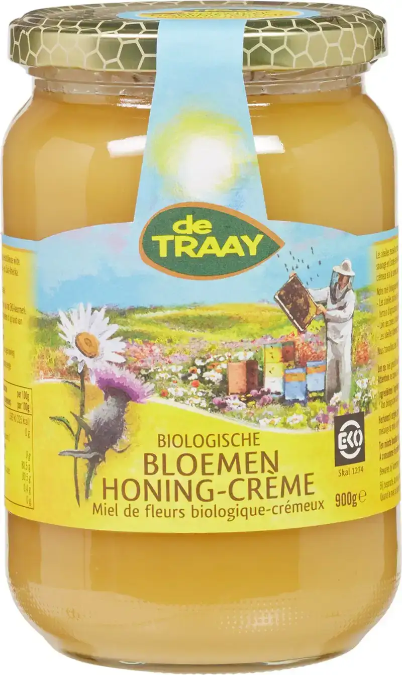 Bloemenhoning crème