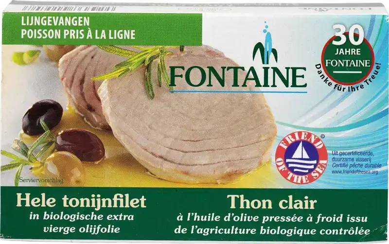 Tonijnfilet in olijfolie
