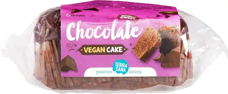 Vegan cake chocolade