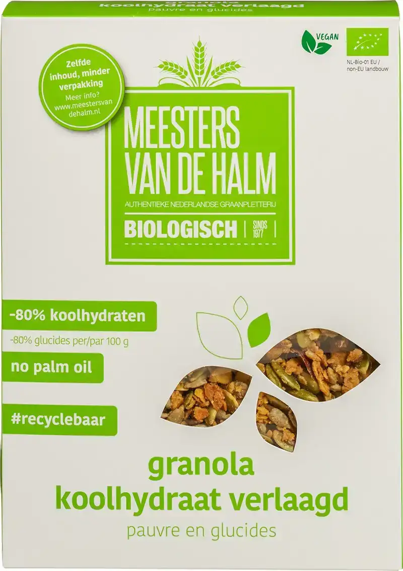 Koolhydraatverlaagde granola