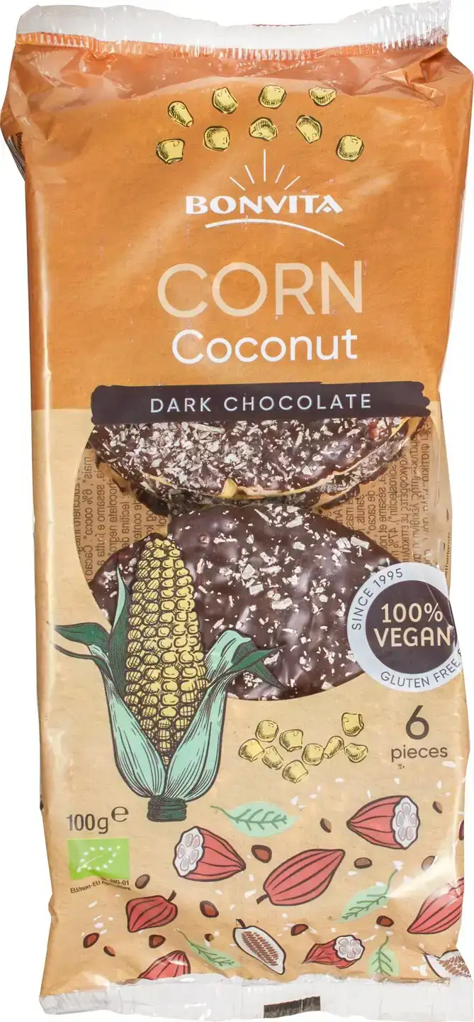 Corn Coconut maiswafels