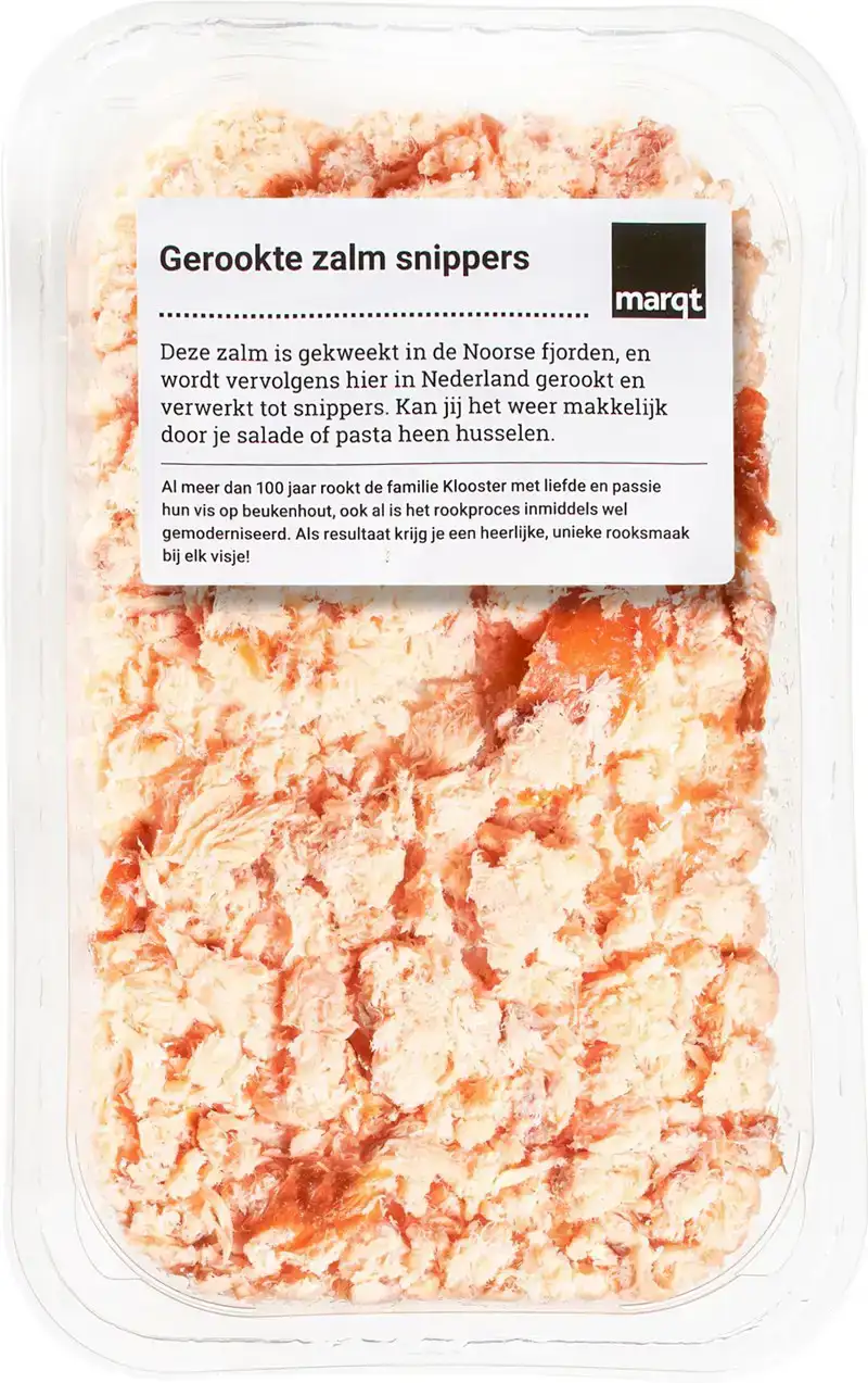 Gerookte zalm snippers