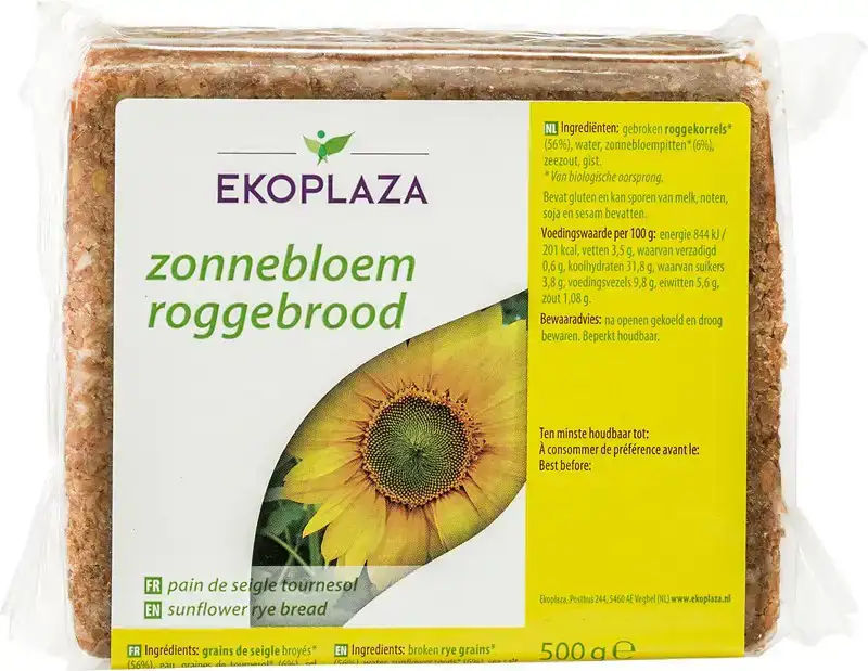 Zonnebloem roggebrood