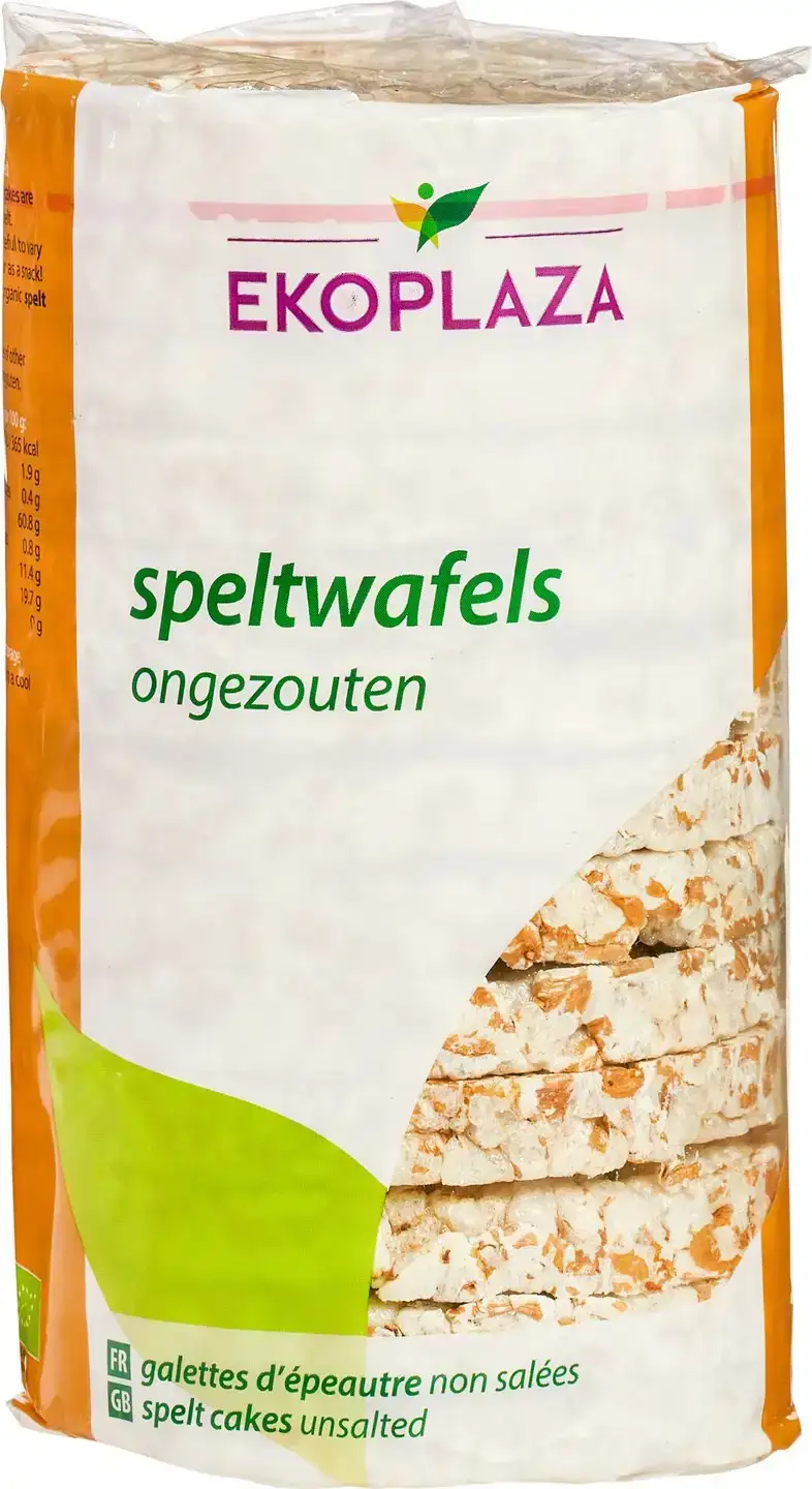Ongezouten speltwafels
