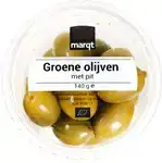 Groene olijven met pit