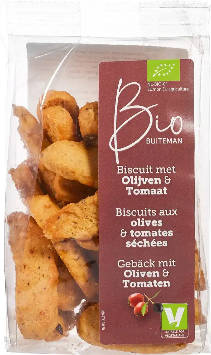 Biscuits olijven & tomaat