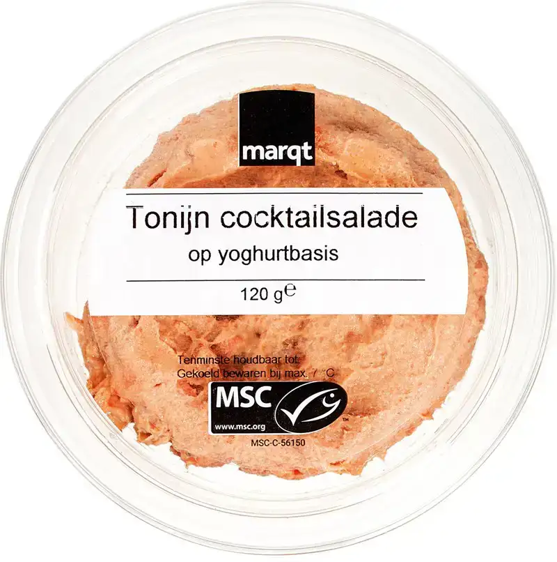 Tonijn cocktailsalade op yoghurtbasis