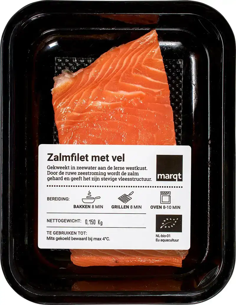 Zalmfilet met vel