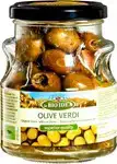 Pitloze groene olijven