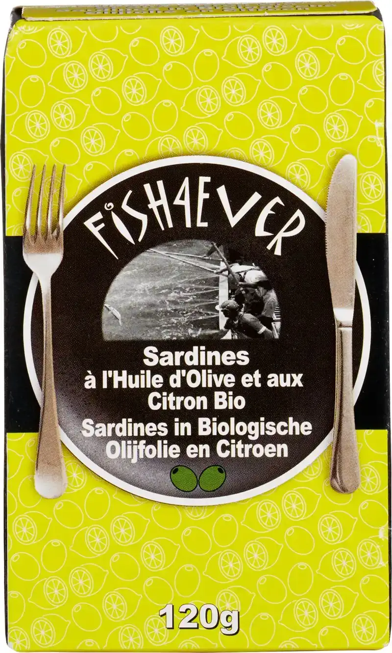 Sardines in olijfolie en citroen