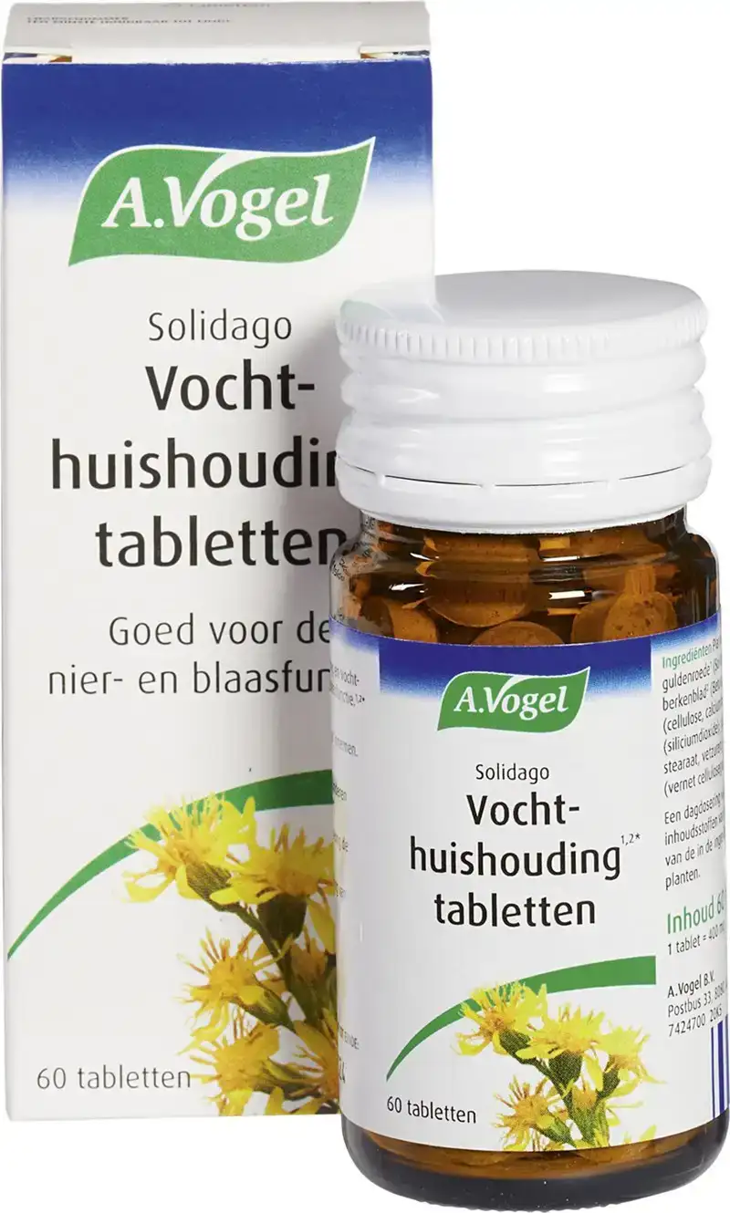 Solidago vochthuishouding tabletten
