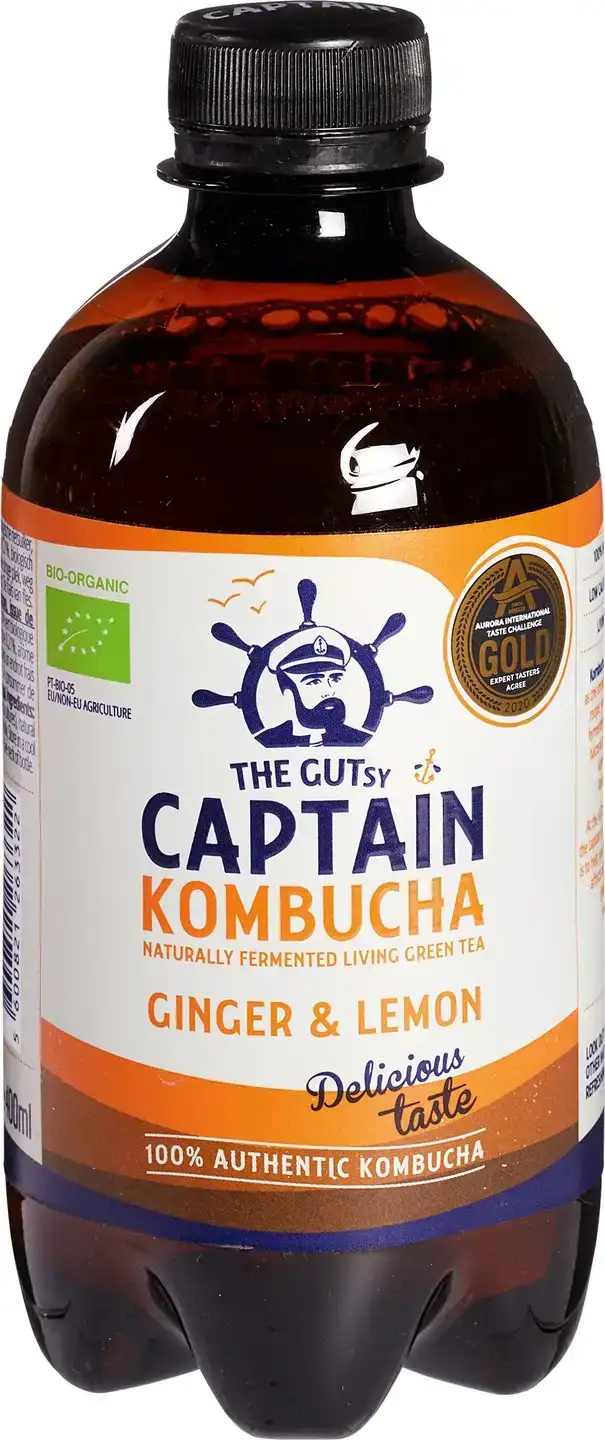 Kombucha gember citroen