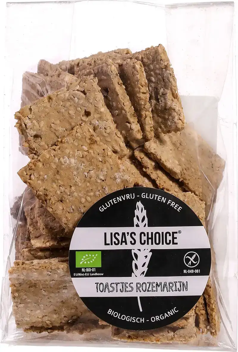 Glutenvrije toastjes rozemarijn