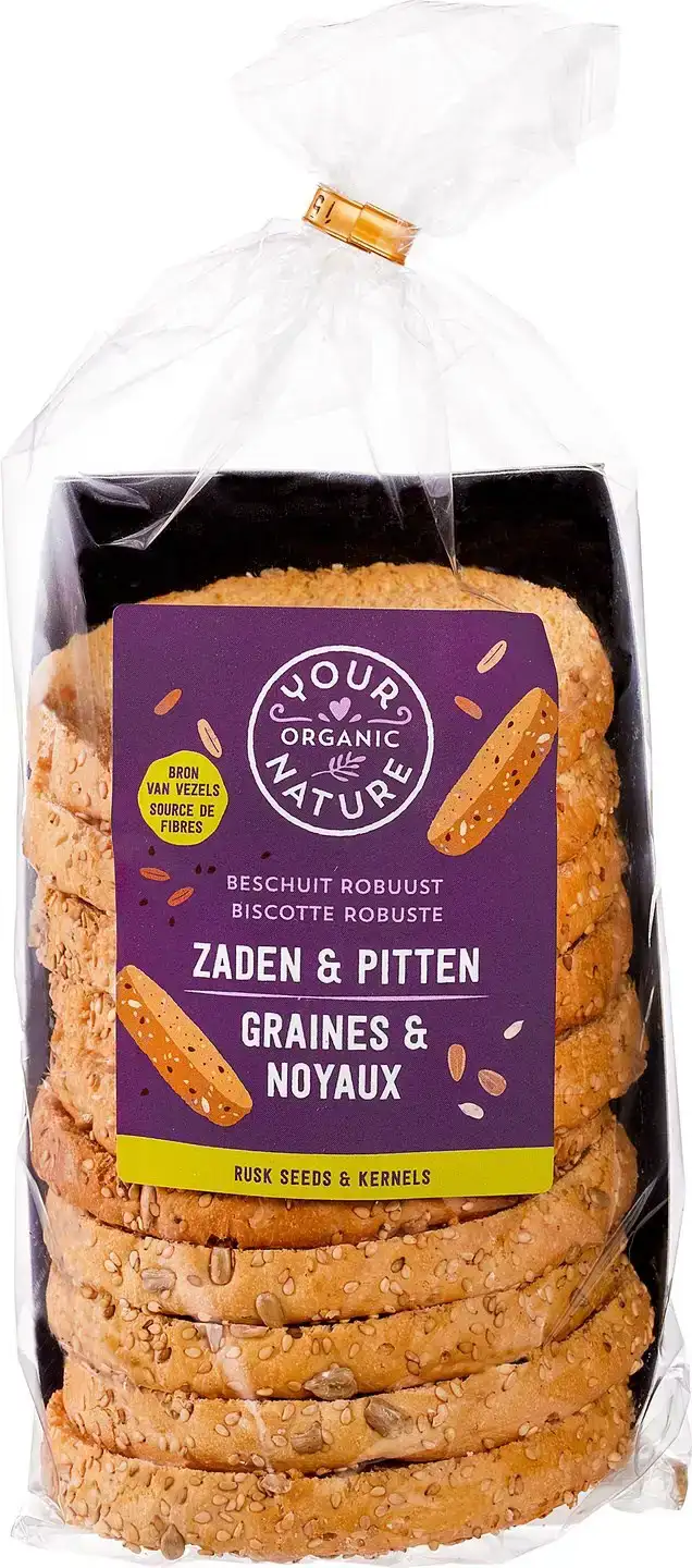 Zaden pitten beschuit