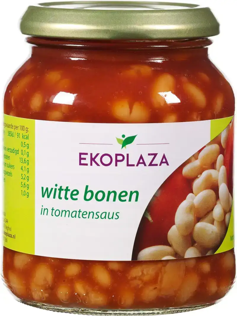 Witte bonen in tomatensaus
