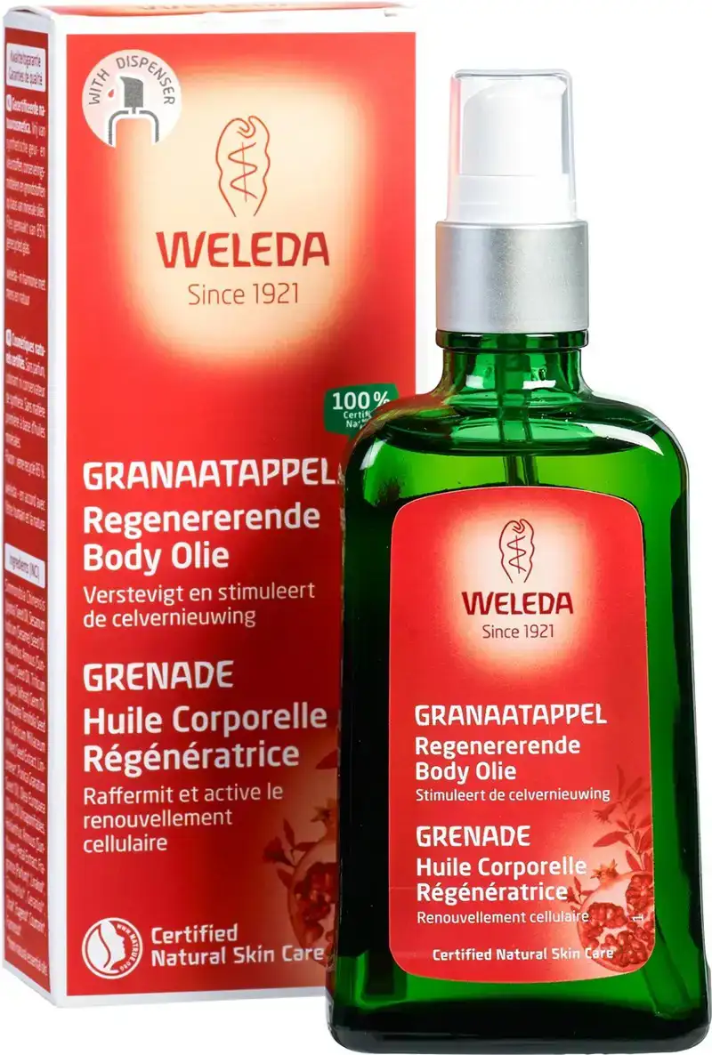 Regenererende huidolie granaatappel