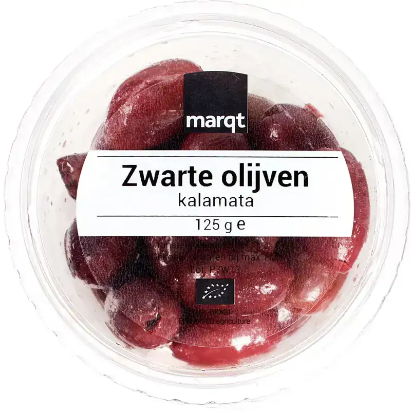 Zwarte kalamata olijven
