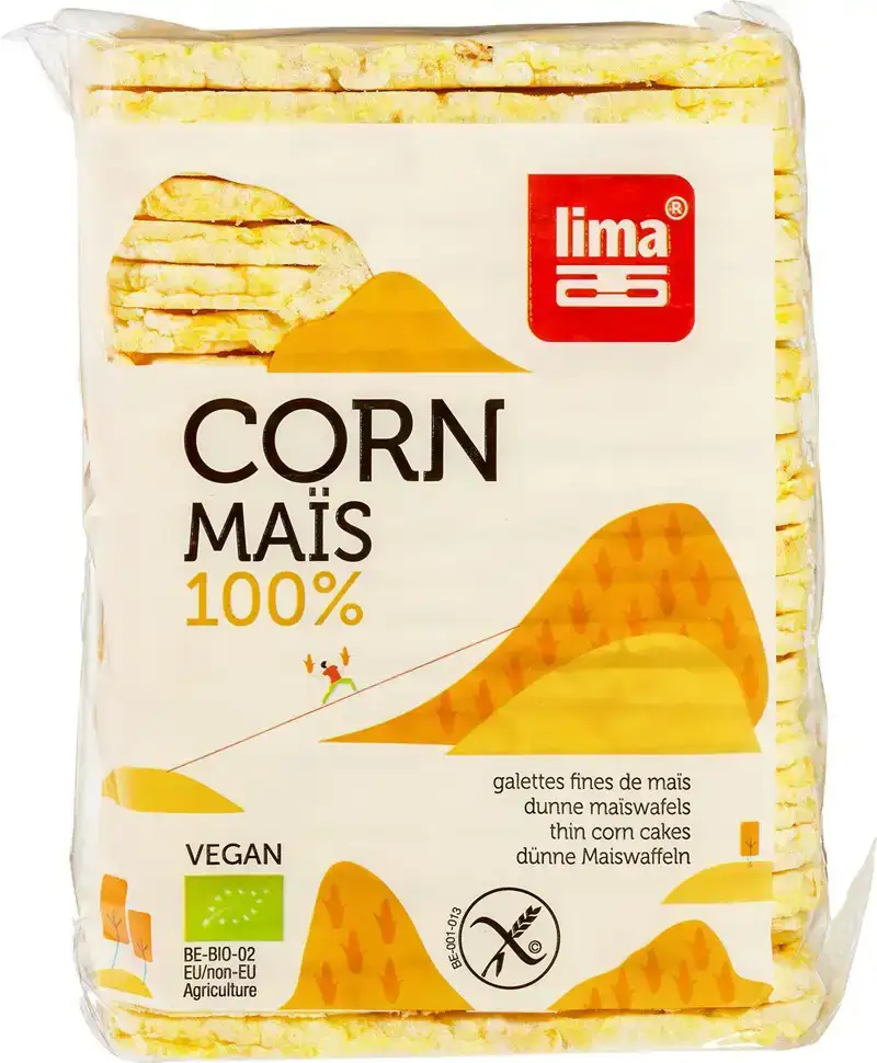 Dunne maiswafels