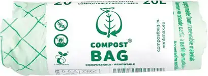 Composteerbare afvalzak 20L