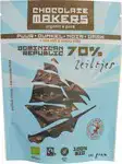 Chocozeiltjes puur 70% met zeezout & nibs