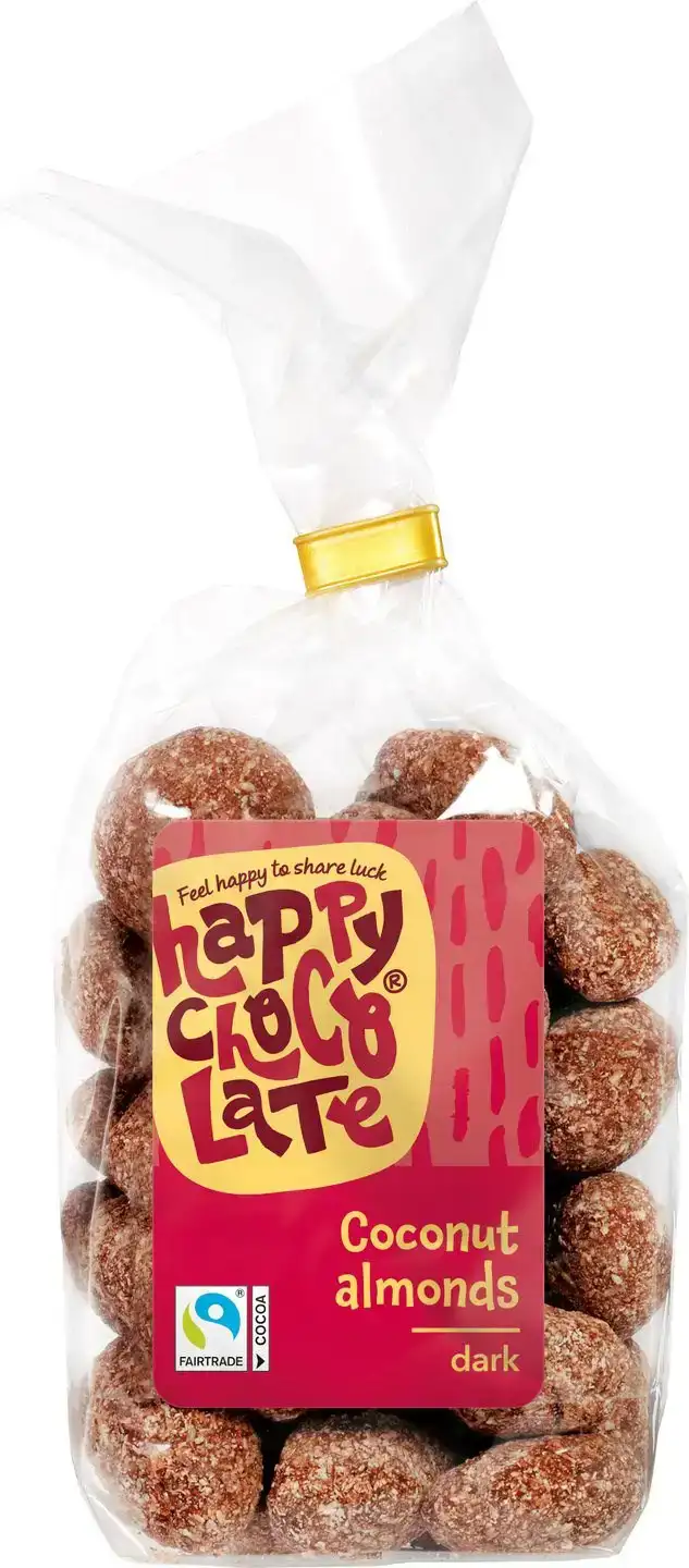 Chocolade amandelen puur kokos