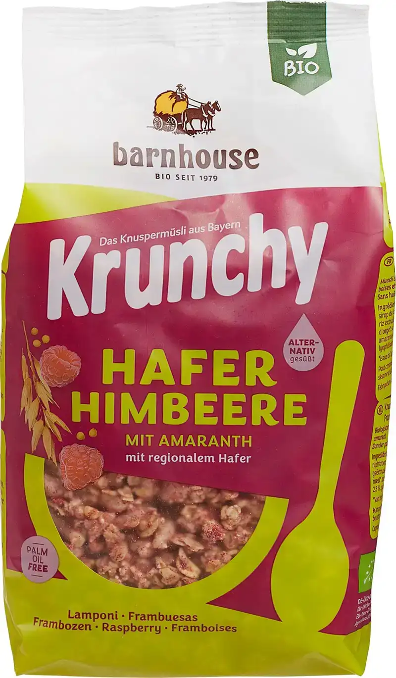 Krunchy amaranth framboos