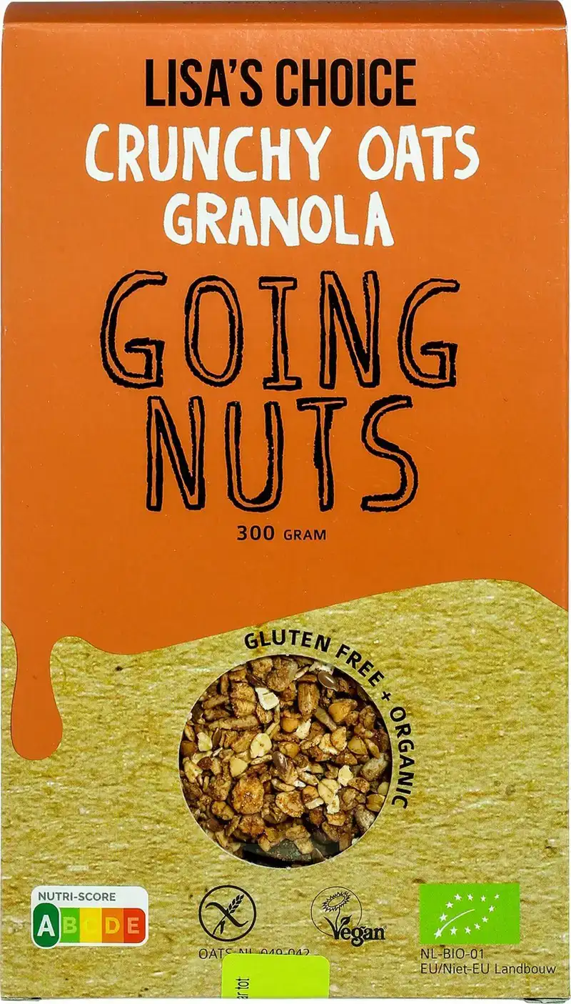 Glutenvrije granola going nuts