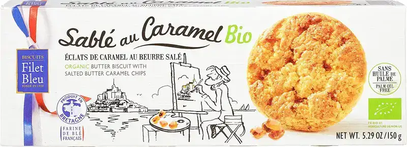 Gezouten caramel biscuits