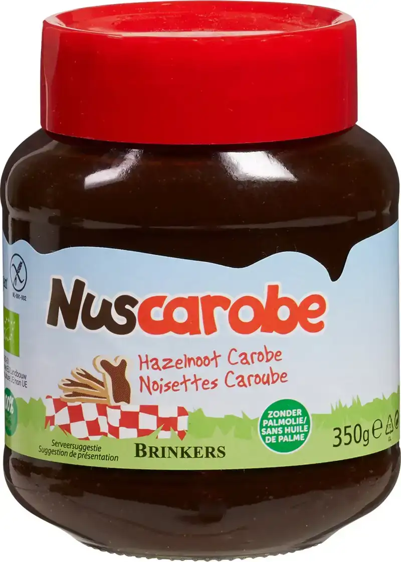 Hazelnoot carobepasta